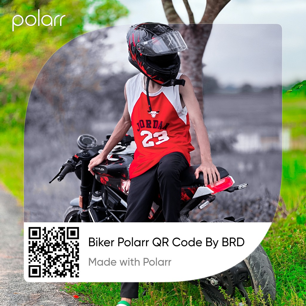 Biker Polarr App QR Code 
