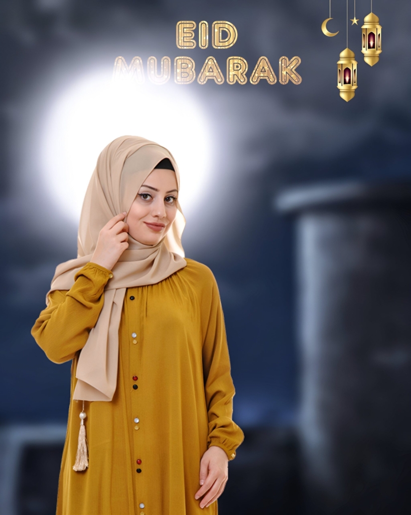 Eid Mubarak Background For Photo Editing 
