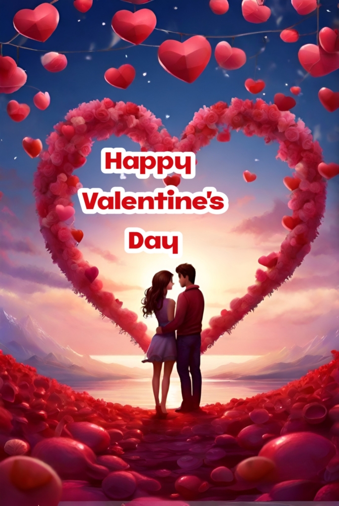 Beautiful Heart Valentine's Day Wallpaper 