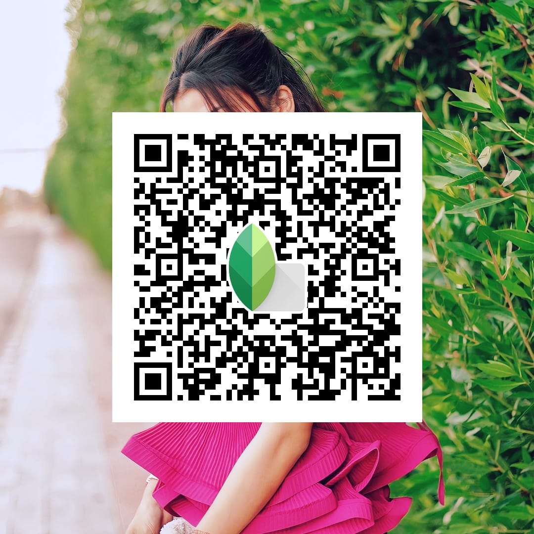 Green Snapseed QR Code