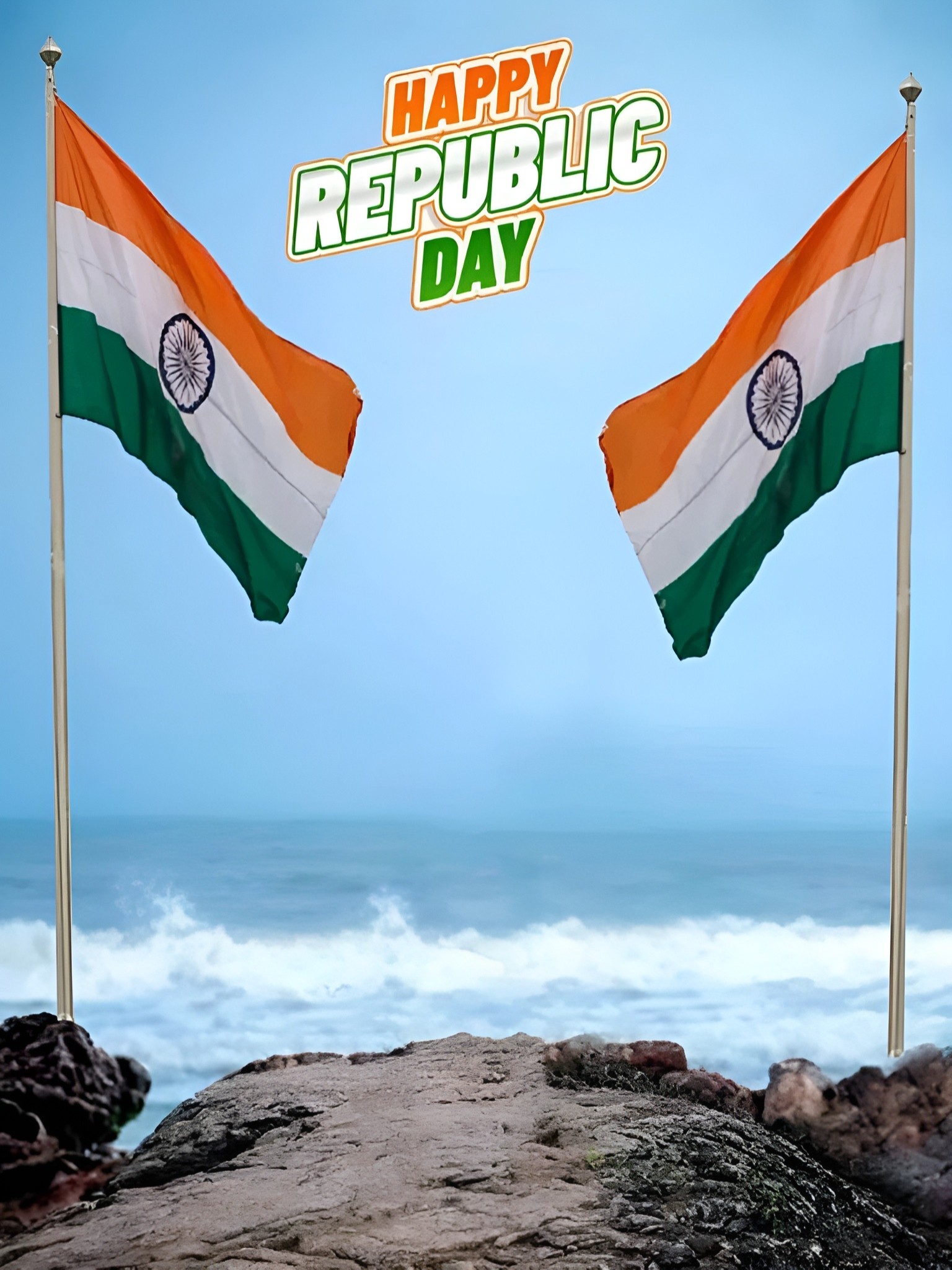 Indian Flag Background HD For Republic Day Photo Editing