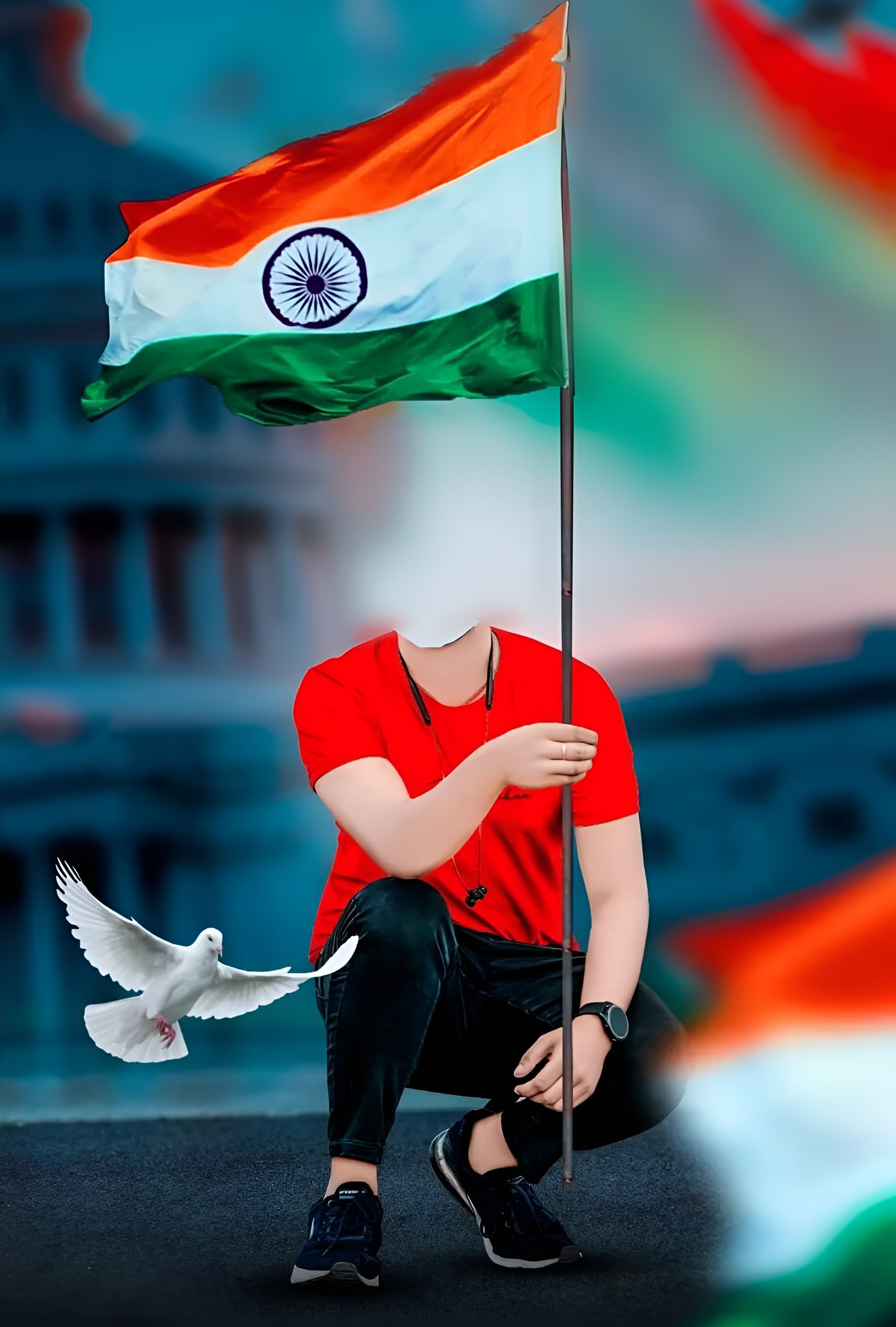India 26 January Republic Day Without Face Editing Background