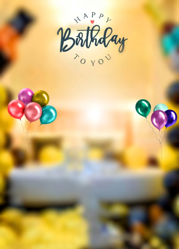 HD Happy Birthday Background Image For Photo Editing 