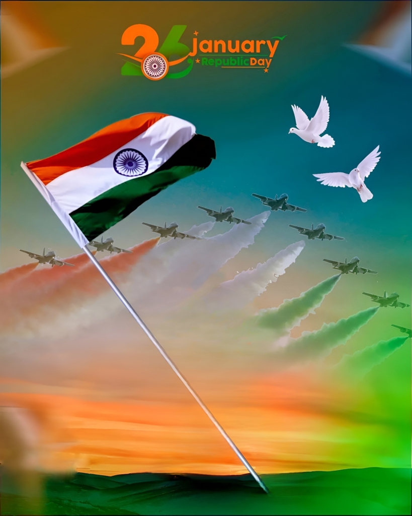 India Flag Tiranga Background For 26 January Photo Editing 