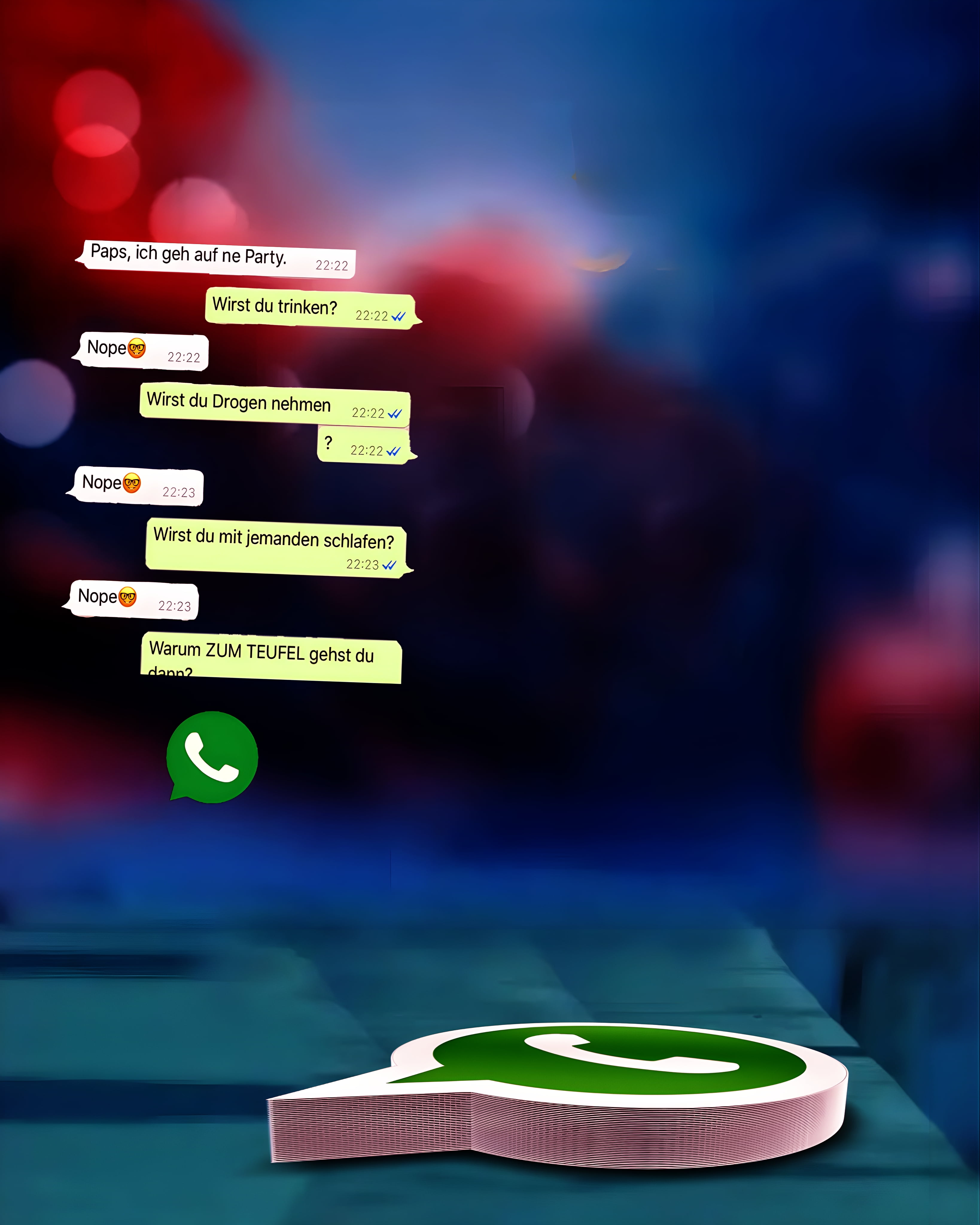 WhatsApp Chat Background Photo Editing 