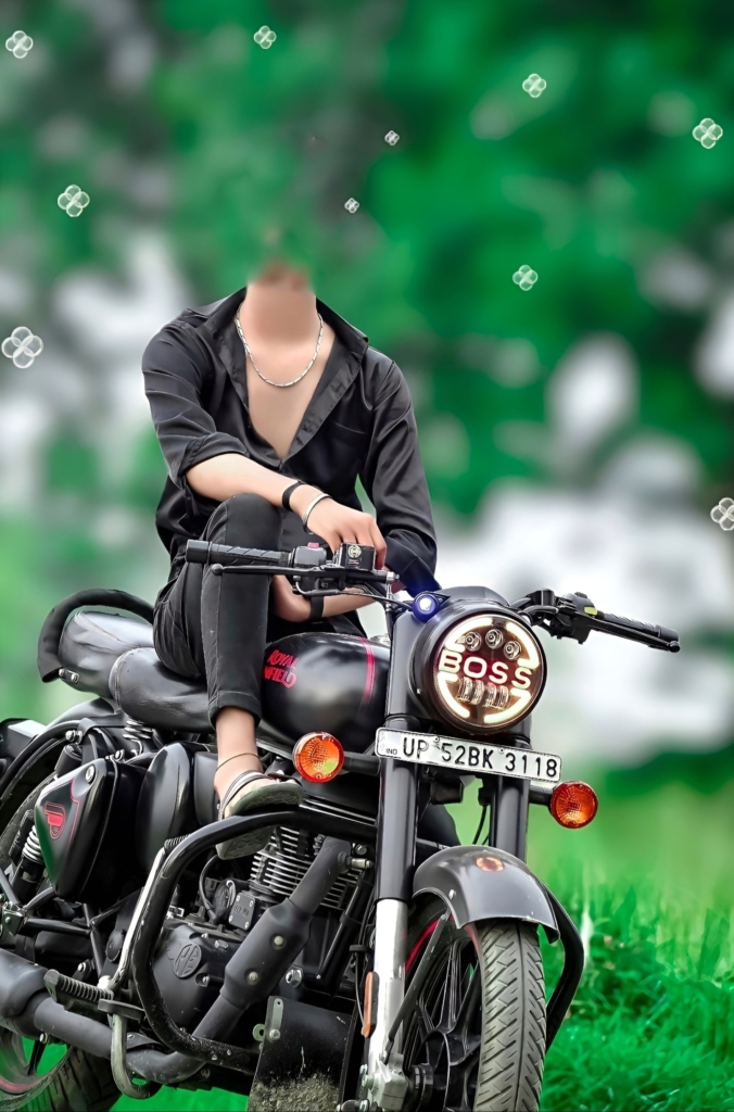 Without Face Boy Bike Photo Editing Background 