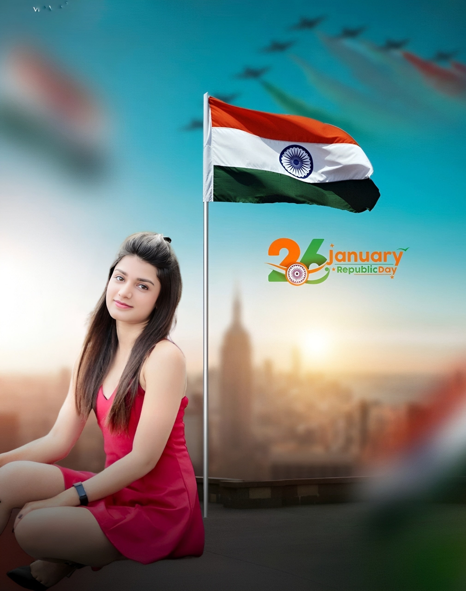 26 January Photo Editing Background Wallpaper With Girl