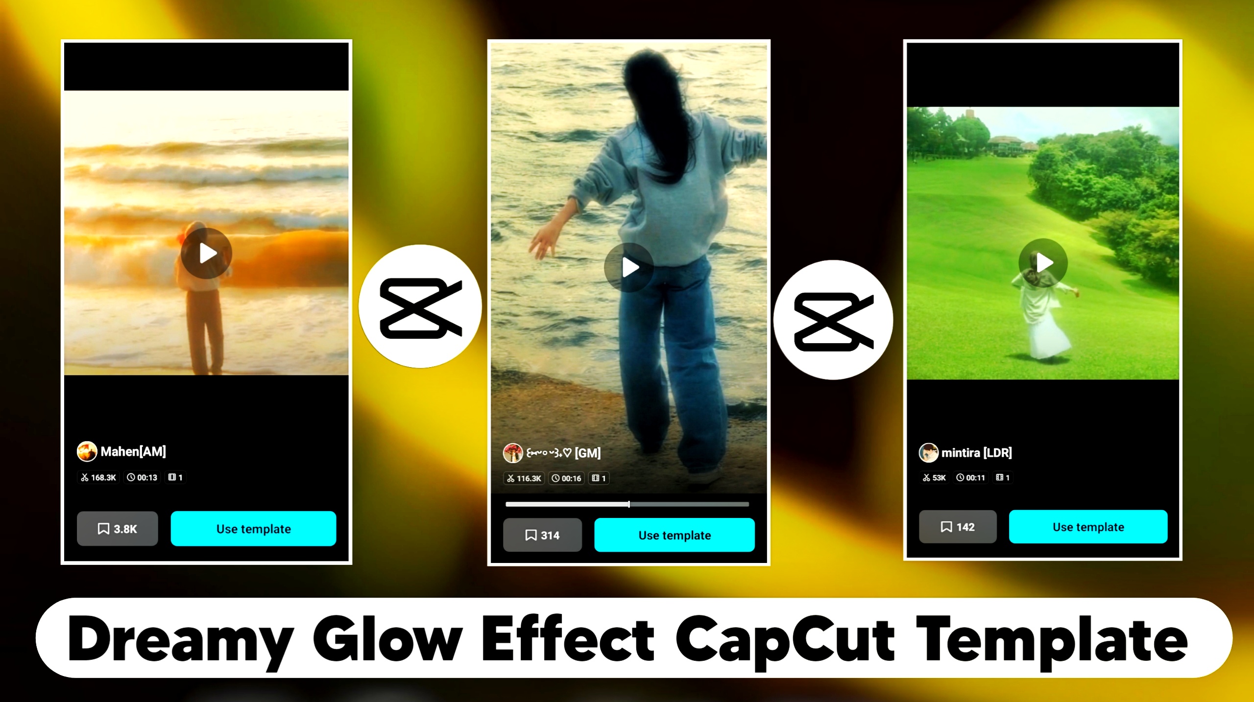 Dreamy Glow Effect CapCut Template
